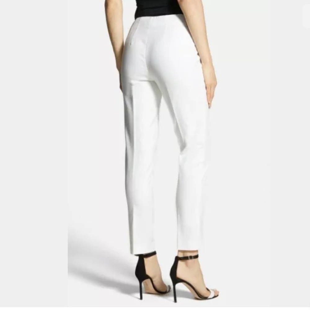 VINCE CAMUTO Doubleweave Side Zip Straight Pant 10